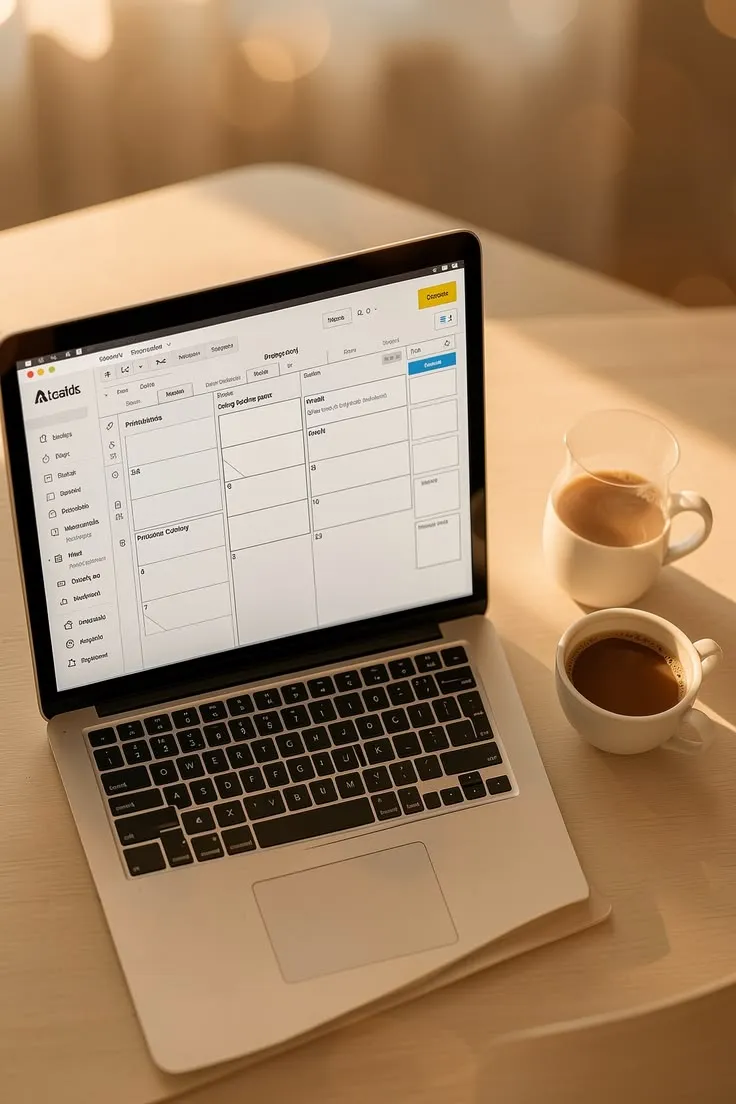 Thoughtfully arranged daily routine items